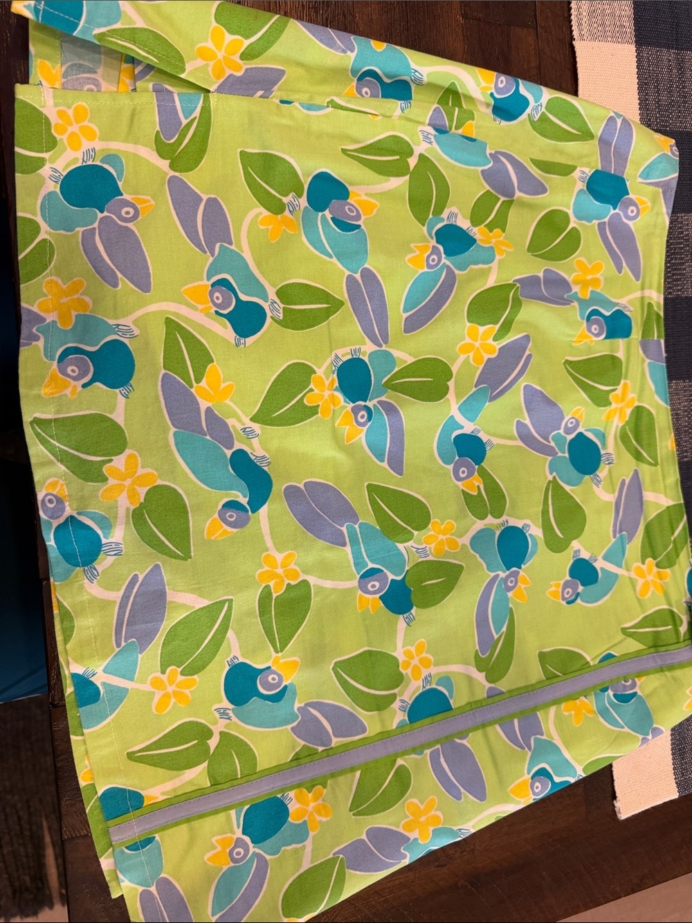 Lilly Pulitzer Lime Green Blue Purple Tropical Bird toucan Skort sz 4